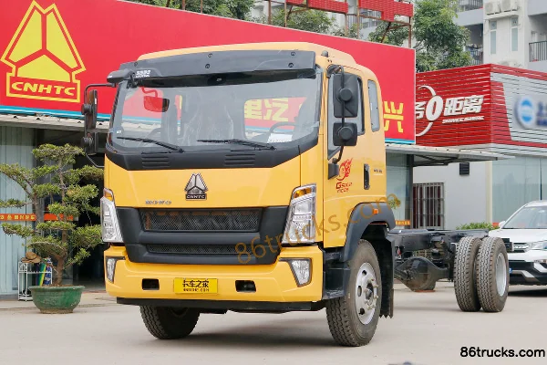 Sinotruk HOWO G5X camion moyen 2018 version logistique 210 ch 4X2(6 roues) camion porteur à ridelles 6,75 m cabine avancée Extérieur (3) | 8