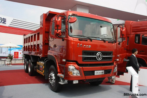 Dongfeng Commercial Vehicle Dalishen Heavy Truck 350 hp 6X4(10 wheels) Dump Truck Exterior (2) | 86Trucks