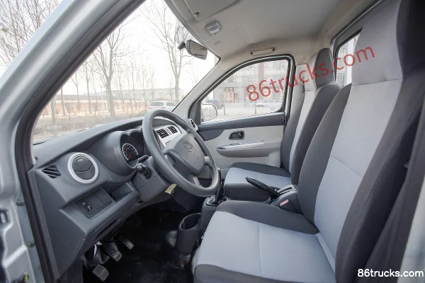 Ankai Shenqi T10 Comfort 1.5L 112hp 4X2(6 wheels) Gasoline 3.01m single-row flatbed micro truck Cab (2) | 86Trucks