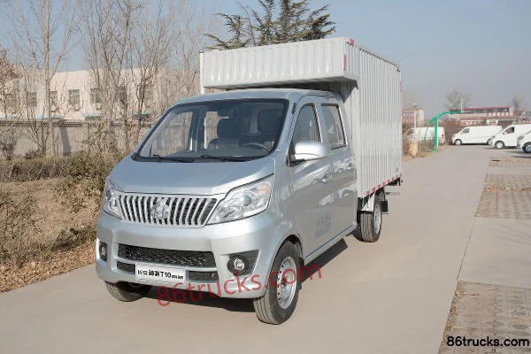 Ankai Shenqi T10 1.5L 116hp 4X2(6 wheels) Gasoline 2.58m Double Row Box Van Mini Truck Exterior (3) | 86Trucks