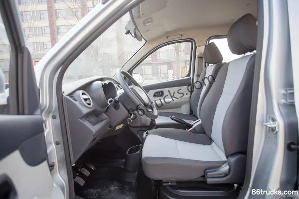 Ankai Shenqi T10 1.5L 116hp 4X2(6 wheels) Gasoline 2.58m Double Row Box Van Mini Truck Cab (2) | 86Trucks