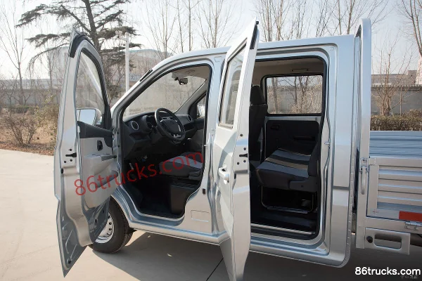 Ankai Shenqi T10 Confort 1,5L 112 ch 4X2(6 roues) essence 2,52 m cabine double ridelle micro-camion (1) | 86Trucks