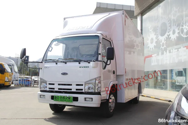 Qingling Isuzu EV100 4.5T 4.25m single-row pure electric van truck (range 315) 96.77kWh 4X2(6 wheels) Exterior (3) | 86Trucks