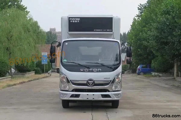 Foton Ollin CTS 131hp 4X2(6 wheels) Single Row Billboard Truck Exterior (2) | 86Trucks