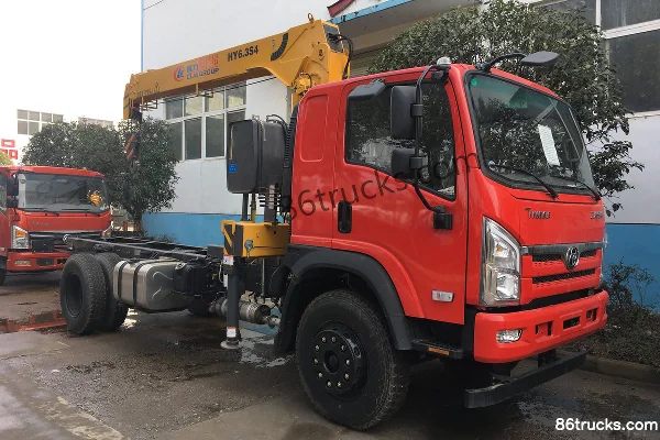 Sanhuan Shitong T3 Chuangke 130hp 4X2(6 wheels) Truck-mounted Crane (Chengliwei Brand) Exterior (2) | 86Trucks