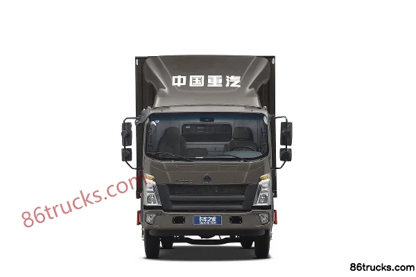 Sinotruk HOWO Tongshuai Heavy-Duty Edition 154 hp 4X2(6 wheels) 6.2m Single Row Van Cargo Truck Exterior (2) | 86Trucks