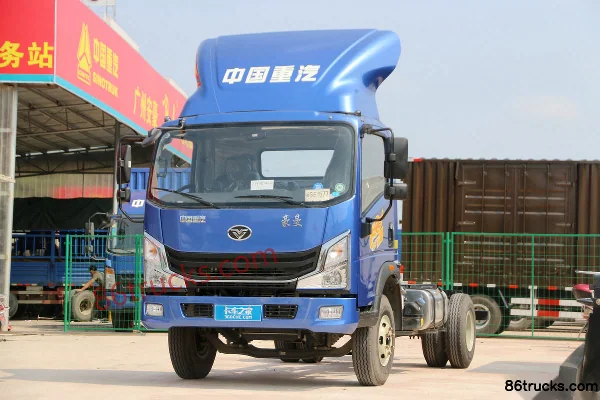Sinotruk HOWO MANH3 160 ch 4X2(6 roues) camion léger fourgon à cabine simple 4,2 m (8 vitesses) Extérieur (3) | 86Trucks