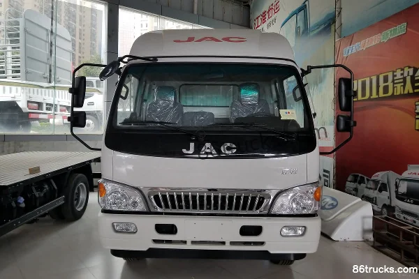 JAC Kangling H3 156hp 4X2(6 wheels) 3.85m Half Row Cage Cargo Light Truck Exterior (2) | 86Trucks