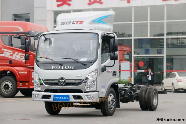 Foton Aoling CTS 131hp 4X2(6 wheels) 4.14m Single Row Van Light Truck (Beijing V) Exterior (3) | 86Trucks