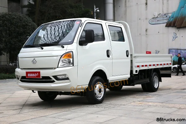 Changan Kuayue D5 PLUS confort 2.0L 144 ch 4X2(6 roues) essence 2,85 m petit camion à ridelles double cabine Extérieur (3) | 86Trucks