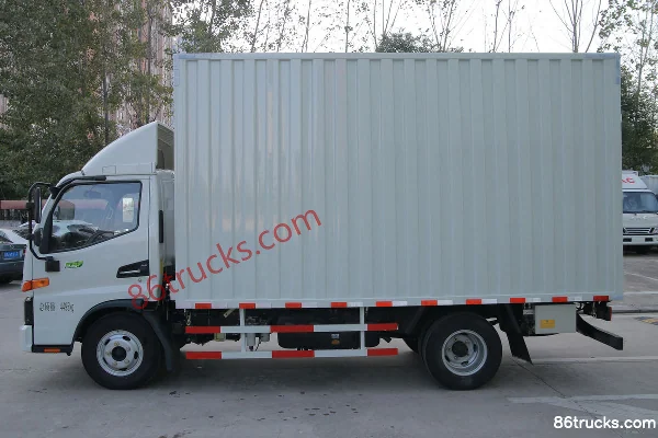 Yuanwang 120hp 4X2(6 wheels) 4.1m Single Row Wing Opening JAC Chassis Van Light Truck Exterior (3) | 86Trucks