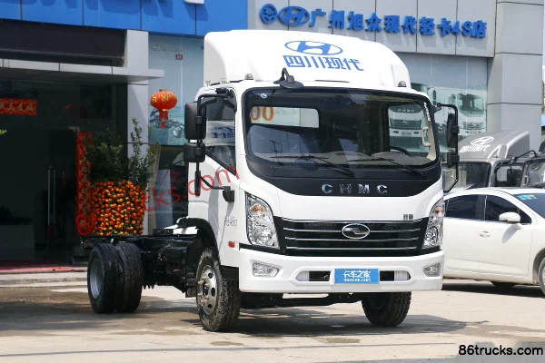 Hyundai Commercial Vehicle Zhidao 500M Standard Edition 130hp 4X2(6 wheels) Single-Row Light Truck Chassis Exterior (2) | 86Trucks