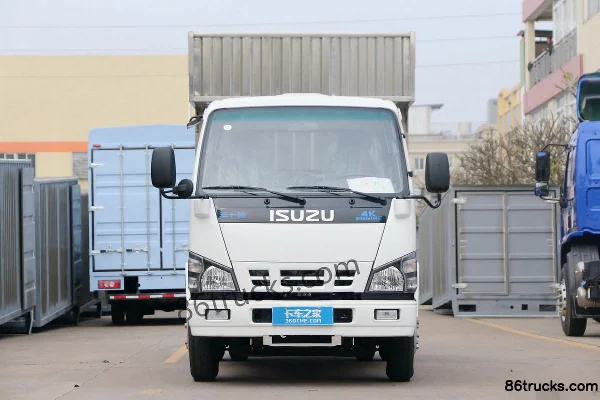 Qingling Isuzu 600P 130 hp 4X2(6 wheels) 3.07m Double Row Van Fish Transport Truck (Shunzhao Brand) Exterior (2) | 86Trucks