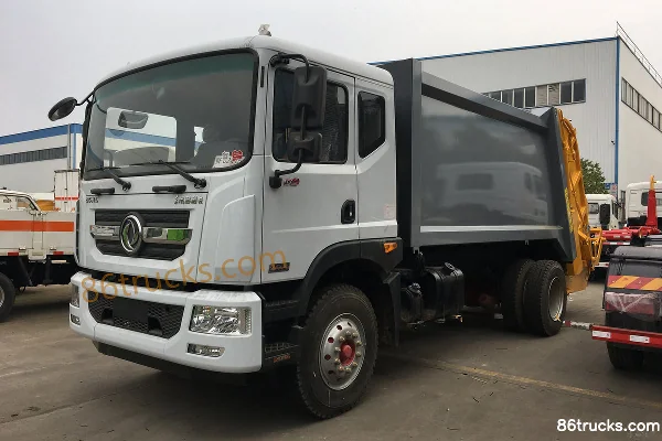 Dongfeng Duolika D9 170 ch 4X2(6 roues) camion benne à compaction (marque Chengliwei) Extérieur (2) | 86Trucks