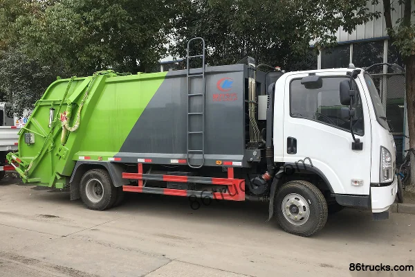 SHACMAN Commercial Vehicle Xuande X9 154 ch 4X2(6 roues) camion à ordures compacteur (marque Chengliwei) Extérieur (3) | 86Trucks