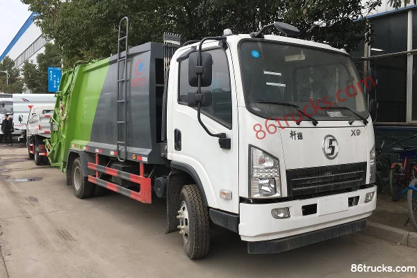 SHACMAN Commercial Vehicle Xuande X9 154hp 4X2(6 wheels) Compression Refuse Truck (Chengliwei Brand) Exterior