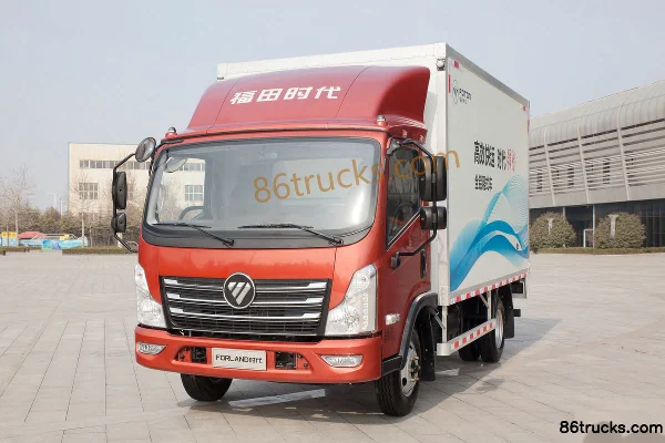 Foton Times Linghang 6, 130 hp, 4X2(6 wheels) , 4.14m Single Row Van Light Truck (China VI) (WLY) Exterior (3) | 86Trucks