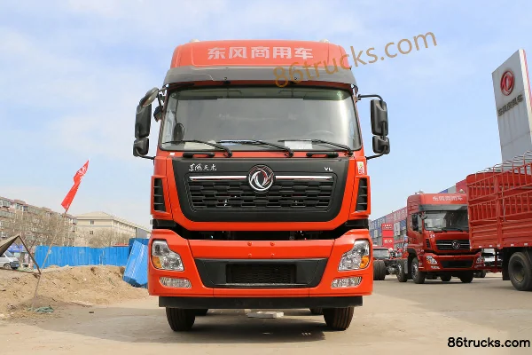 Dongfeng Commercial Vehicle Tianlong VL Heavy Truck 2019 model 245 hp 6X2(8 wheels) 9.4m side guard cargo truck Exterior (2) | 86Trucks
