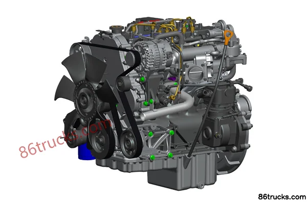 JAC 2.0CTI (HFC4DB2-1D2) 132 hp 2L China V Diesel Engine Exterior