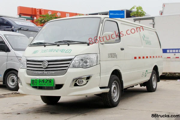 Golden Dragon Hiace 2019 Longyun GLE850 série 3.3T 5.33m toit plat fourgon électrique pur 51.7kWh Extérieur (3) | 86Trucks