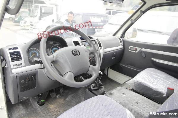 Golden Dragon Hiace 2019 Longyun GLE850 série 3.3T 5.33m toit plat fourgon électrique pur 51.7kWh Cabine (2) | 86Trucks