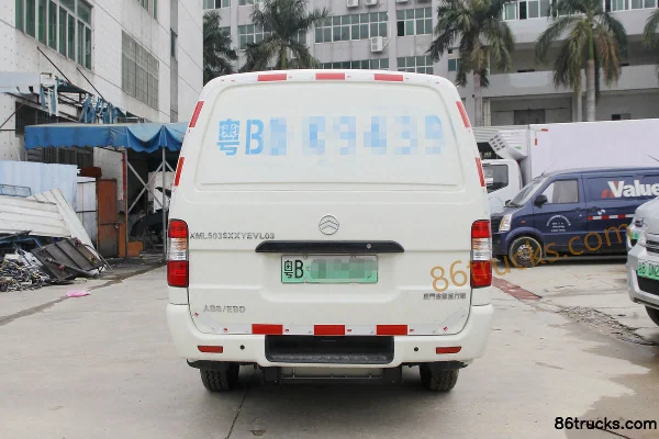 Golden Dragon Hiace 2019 Longyun GLE850 série 3.3T 5.33m toit plat fourgon électrique pur 51.7kWh Caisse (1) | 86Trucks