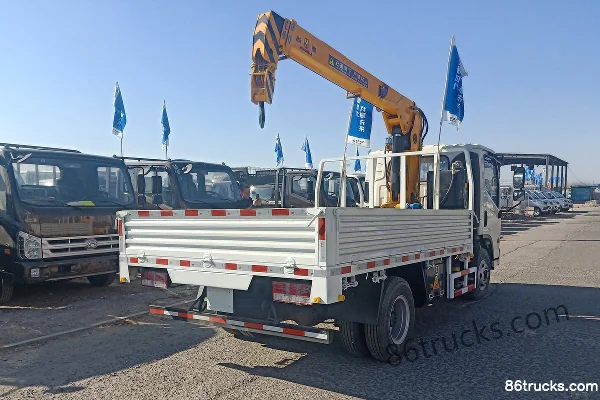Foton Shidai H2 115 ch 4X2(6 roues) 3,5 m camion avec grue auxiliaire (marque Shangjun) Extérieur (2) | 86Trucks