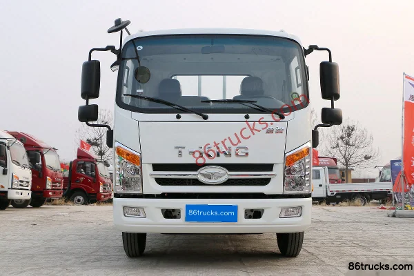 Tangjun Ouling T3 series 110 hp 4X2(6 wheels) 4.15m single-row flatbed light truck Exterior (2) | 86Trucks