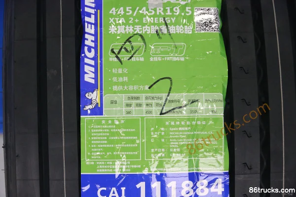 Michelin XTA2 (445/45R19.5) ENERGY tubeless tire Exterior (2) | 86Trucks