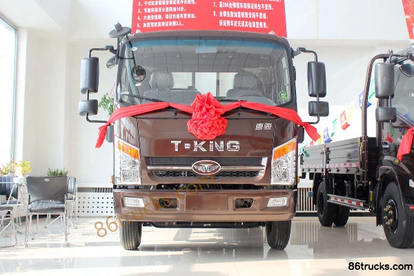 Tangjun Ouling T3 Series 116hp 4X2(6 wheels) 4.15m Single Row Flatbed Light Truck (Lu'an 5-speed) Exterior (2) | 86Trucks
