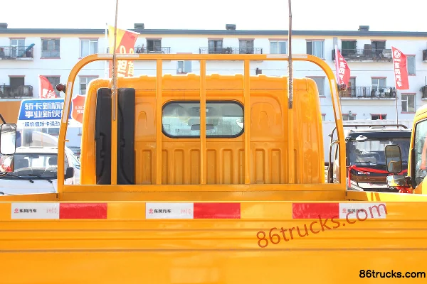 Dongfeng Captain K6-N 115 hp 4X2(6 wheels) 3.13m Double Row Flatbed Light Truck Body (2) | 86Trucks