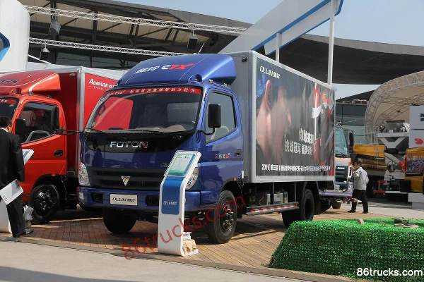 Foton Ollin CTX 143 hp 4X2(6 wheels) 4.165m Single Row Van Light Truck Exterior (2) | 86Trucks