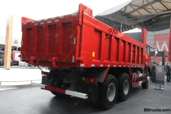 Sinotruk Golden Prince heavy truck 300 hp 6X4(10 wheels) 5.6m dump truck Exterior (3) | 86Trucks