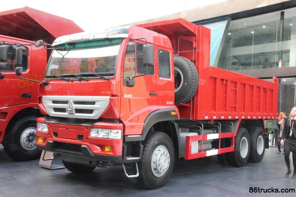 Sinotruk Golden Prince heavy truck 300 hp 6X4(10 wheels) 5.6m dump truck Exterior (2) | 86Trucks