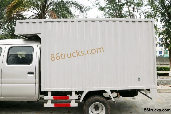 Changan Kuayue Xinbao II 1.2L 88 hp 4X2(6 wheels) 2.535m double-row van micro truck Body (2) | 86Trucks