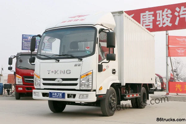 Tangjun Ouling T1 Series 95 hp 4X2(6 wheels) 4.15m Single Row Van Light Truck Exterior (3) | 86Trucks