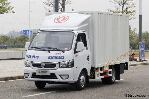 Dongfeng T5 1.5L 110hp 4X2(6 wheels) 3.7m single-row van mini truck Exterior (3) | 86Trucks