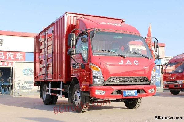 JAC Kangling J6 Deluxe Edition 160hp 4X2(6 wheels) 3.82m Semi-row Van Light Truck Exterior