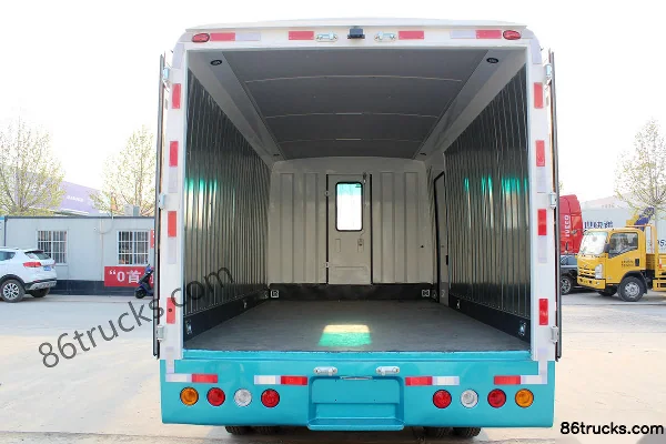 Mudan Medium Bus 132hp Box Truck Cargo Box (3) | 86Trucks
