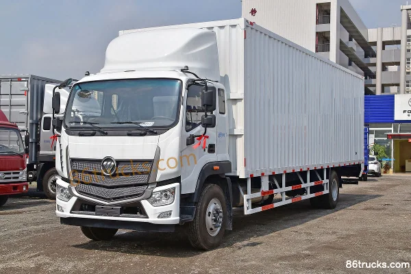 Foton Ouhang R-Series Express Star 210hp 4X2(6 wheels) 8.6m Van Cargo Truck Exterior (3) | 86Trucks