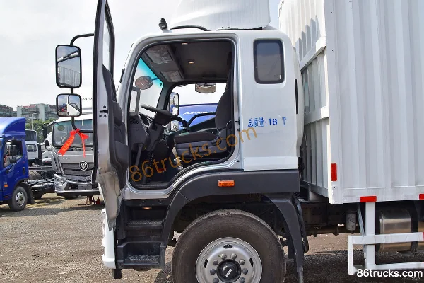 Foton Ouhang R-Series Express Star 210hp 4X2(6 wheels) 8.6m Van Cargo Truck Cab (1) | 86Trucks