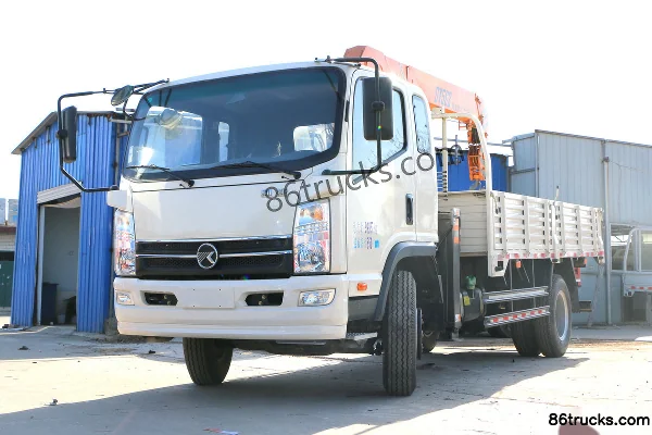 Kama Kaijie M6 129 ch 4X2(6 roues) 4,62 m camion avec grue auxiliaire Extérieur (3) | 86Trucks