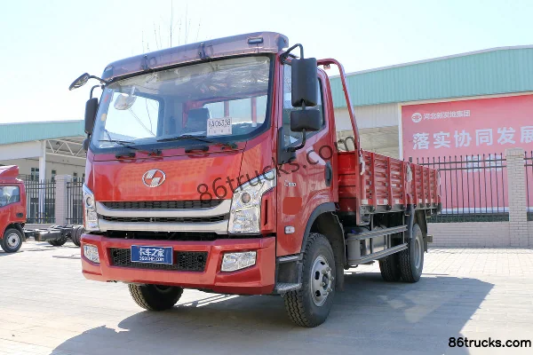 Yuejin Chaoyue C500-33 Blue Giant 2019 180hp 4X2(6 wheels) 4.2m Single Row Flatbed Light Truck (10-speed) Exterior (3) | 86Trucks