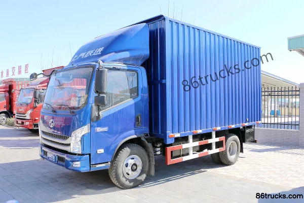 Yuejin Chaoyue C500-33 140 hp 4X2(6 wheels) 4.14m single-row van light truck Exterior (3) | 86Trucks
