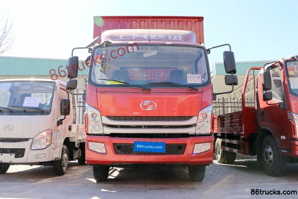 Yuejin Beyond C500-33 143hp 4X2(6 wheels) 4.18m Single Row Van Light Truck Exterior (2) | 86Trucks