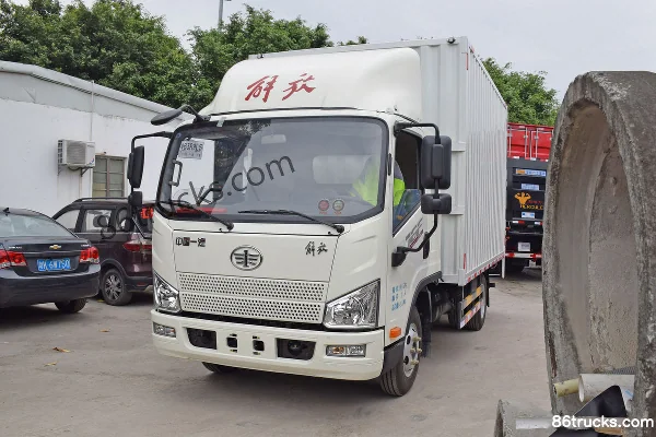 FAW Jiefang J6F 154hp 4X2(6 wheels) 3.85m Semi-Cab Van Light Truck Exterior (2) | 86Trucks