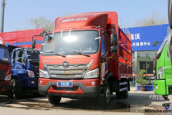 Foton Ruowo ES3 160 hp 4X2(6 wheels) 4.18m Single Row Stake Light Truck Exterior (3) | 86Trucks