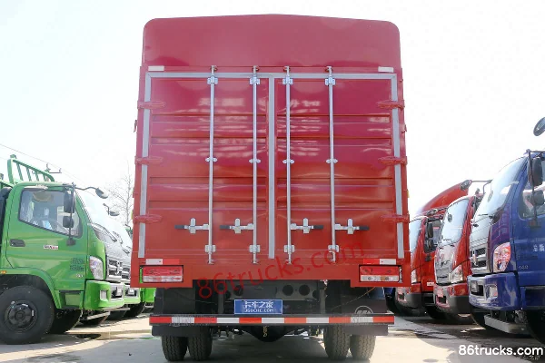 Foton Ruowo ES3 160 hp 4X2(6 wheels) 4.18m Single Row Stake Light Truck Body (1) | 86Trucks