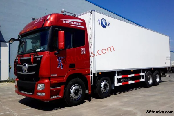 SHACMAN Delong X3000 430 ch 8X4(12 roues) 9,5 m camion frigorifique (Binglingfang) Extérieur (2) | 86Trucks