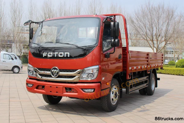 Foton Times M3 143hp 4X2(6 wheels) 4.23m Single Row Flatbed Light Truck Exterior (3) | 86Trucks